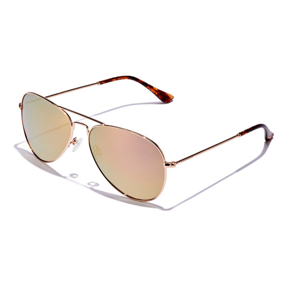 Lentes De Sol Hawkers Hawk Polarizado Para Hombre Y Mujer Color De La Varilla Dorado Diseño Rosa Dorado Polarizado