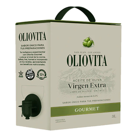 Aceite Oliva Virgen Extra Oliovita Gourmet Bidón 3000 Ml