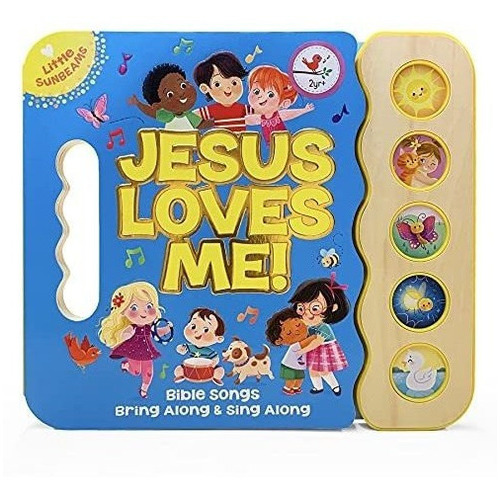Jesus Loves Me 5-button Songbook - Perfect Gift For., De Ginger Sw. Editorial Cottage Door Press En Inglés