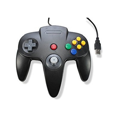 Wired Controller Clásico De N64 Retro Bit Usb Para Pc Y Mac 