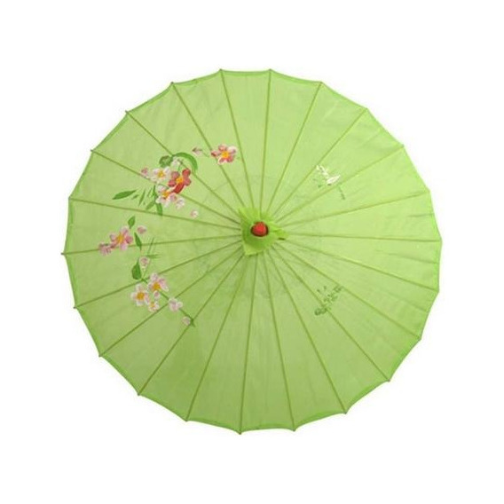 Pack De 10 Sombrillas Parasol Estilo Oriental Floreado 