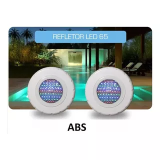 Iluminação Para Piscina Refletor Rgb Tecno Led 65 Abs 110v/220v