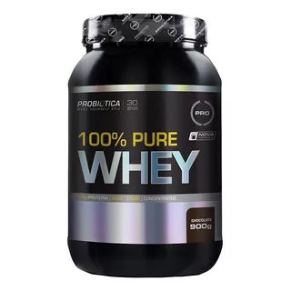 Suplemento Em  Pó Probiótica  100% Pure Whey Proteínas Sabor  Chocolate Em Pote De 900g