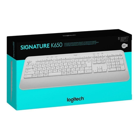 Teclado Logitech Signature K650 Wireless Bluetooth Sp White
