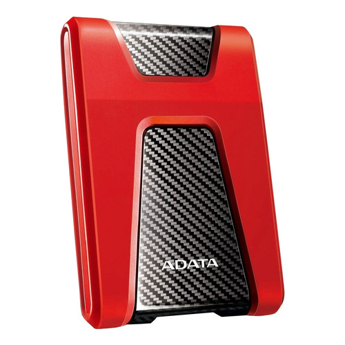 Disco duro externo Adata DashDrive Durable HD650 AHD650-2TU31 2TB rojo