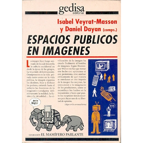 Espacios Públicos En Imágenes, De Veyrat Masson. Editorial Gedisa, Tapa Blanda En Español