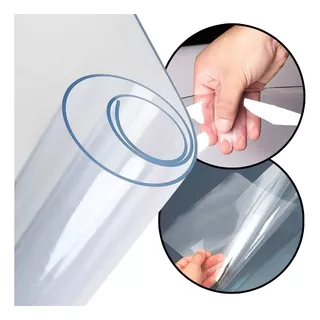 Plástico Pvc Cristal Transparente 0.40mm Rolo - 4m X 1,40m