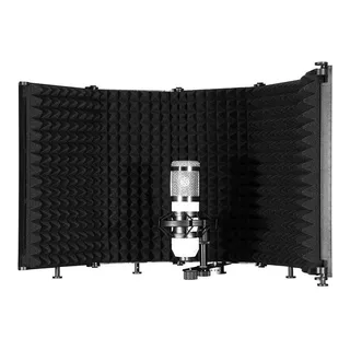 Difusor Acústico,filtro Vocal Booth C/ 5 Painéis Dobráveis
