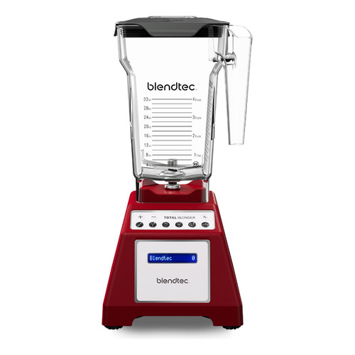 Licuadora Blendtec Home, La Elección Totalmente Profesiona. Color Fourside Jar Red