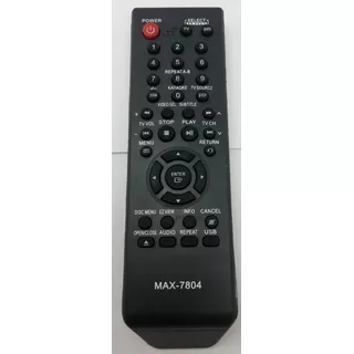 Controle Remoto P/ Dvd Samsung Max -7804.