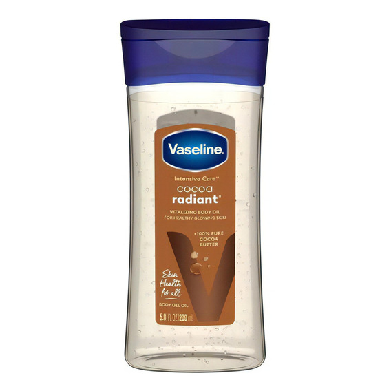  Vaseline Cocoa Radiant Body Oil Humectante Corporal 200ml