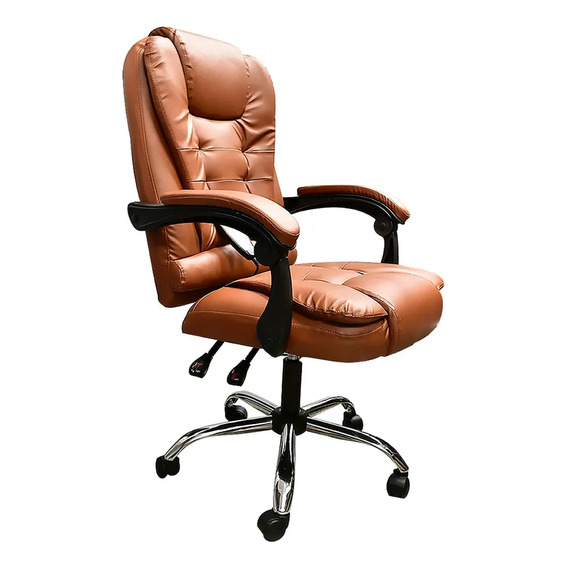 Silla Ejecutiva Escritorio Miles Premium Color Cafe