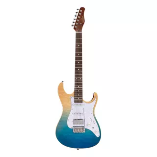 Guitarra Eléctrica Con Case Serie Unique Leggend-bl Babilon