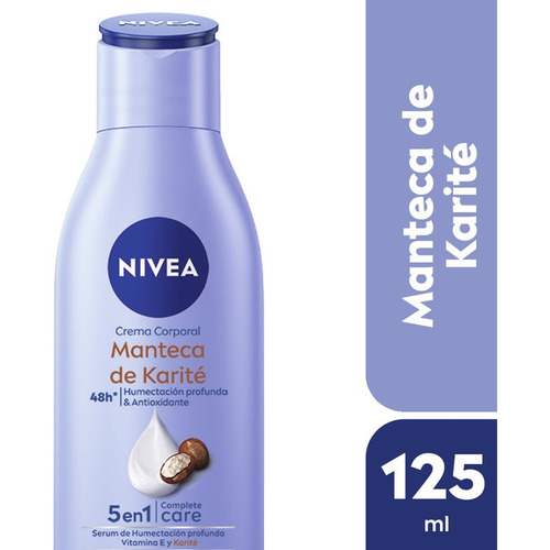 Crema Corporal Manteca De Karite 5 En 1 Nivea X 125 Ml