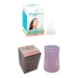 Copa Menstrual Maggacup Silicona + Vaso Esterilizador Color Color Copita 2 Y Vaso Rosa