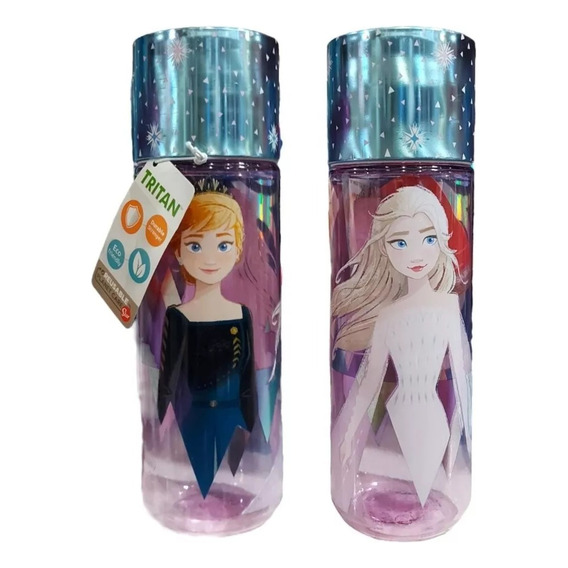 Botella Tritan Plástico Fashion 590 Ml Frozen Disney