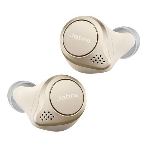 Audífonos in-ear inalámbricos Jabra Elite 75t gold beige