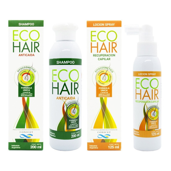 Eco Hair Shampoo + Loción Tratamiento Anticaída Crecimiento