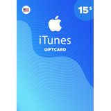 Tarjeta Itunes Gift Card 15 Usd Usa - Entrega Rápida