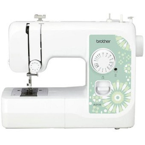Máquina de coser recta Brother JS2135 portable blanca 110V - 127V