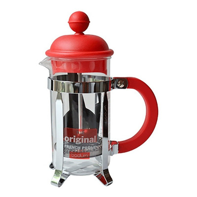 Cafetera  Bodum 3 Pcs Original Embolo Inox Red D1913-294us P