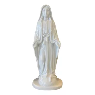 Imagem Escultura Nossa Senhora Das Graças Porcelana 26,5 Cm 