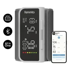Tensiómetro Digital Brazo Batería Recargable Bluetooth Y App Gratuita Femmto Blanco