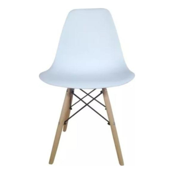 Set De 2 Sillas Begônia Eames Paris Para Comedor Blancas