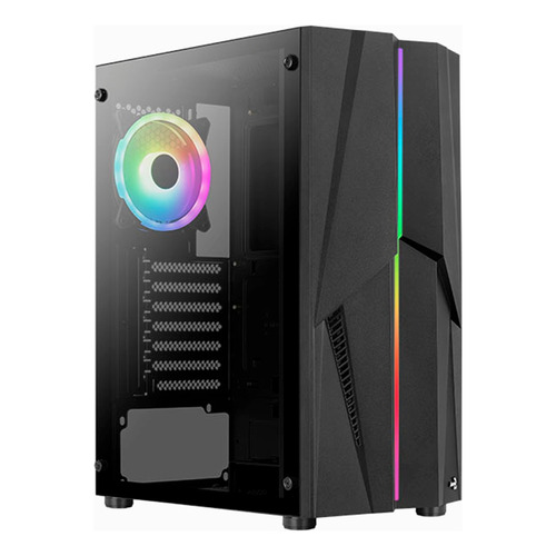 Gabinete Gamer Rgb Aerocool Mecha Argb Led Mid Tower 1x Fan Color 0