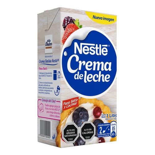 Crema De Leche Nestlé Tetra 1 L