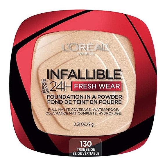 Base En Polvo L'oréal Paris Infaillible 24hs Fresh Wear Tono True beige