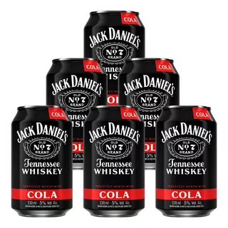 Whisky Jack Daniel's Cola 330ml 6 Unidades