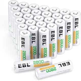 Pilas Aa Recargables De 2800 Mah Ni-mh 