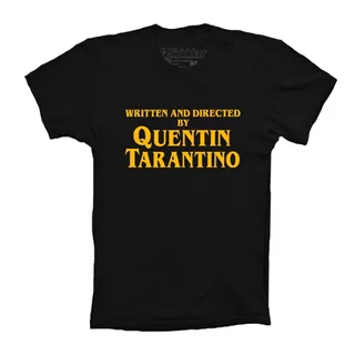 Written And Directed By Quentin Tarantino Playera Hombre