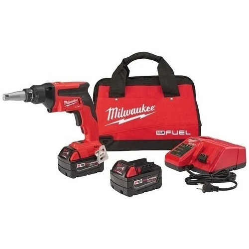 Kit Atornillador M18 Fuel Milwaukee 2866-22 Color Rojo