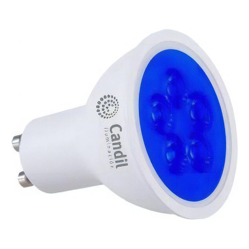 Lampara Dicroica Led 4.5 W Rojo Verde Azul Amarillo Candil