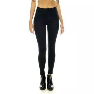 Calça Jeans Feminina Cintura Alta Lady Rock