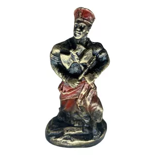 Imagem Estátua Orixá Xangô10cm - Umbanda/candomblé