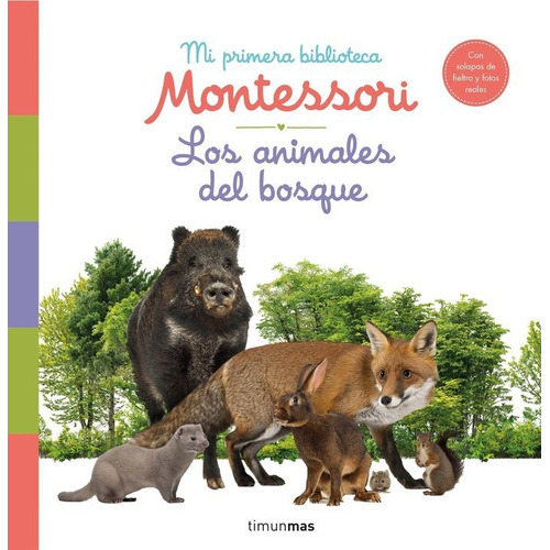 Los Animales Del Bosque. Mi Primera Biblioteca Mon, De Aa. Vv.. Editorial Timun Mas Infantil, Tapa Dura En Español