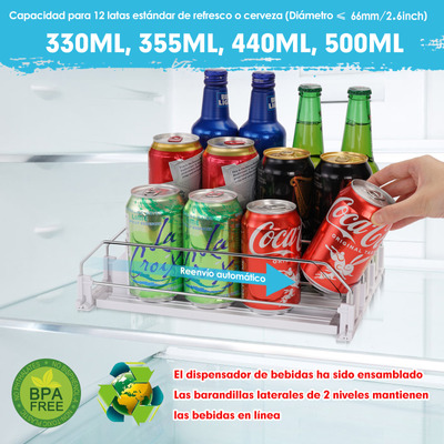 Organizador Automático De Latas De Refresco Para Dispensador