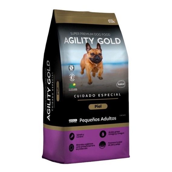 Agility Gold Pequeños Adultos Piel 3 Kg