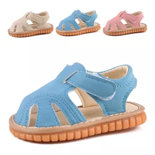 Zapatos Para Bebes Niño Y Niña Suave Y Cómodo Con Chirrido