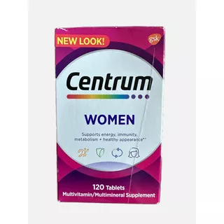 Centrum Women Multivitamínico Para Mujeres 120 Tabletas  