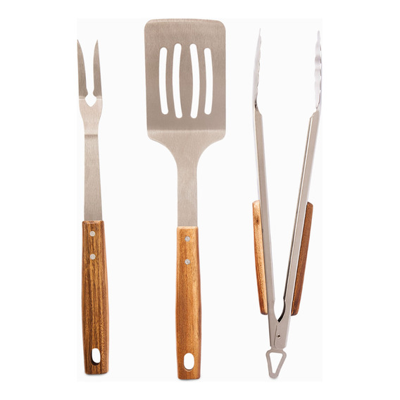 Set De Utensilios Para Bbq Acacia Ambiente Gourmet