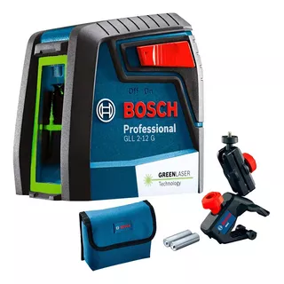 Nivel Láser Bosch Professional Gll 2-12 G + Bolsa Protectora - Lineas Verdes