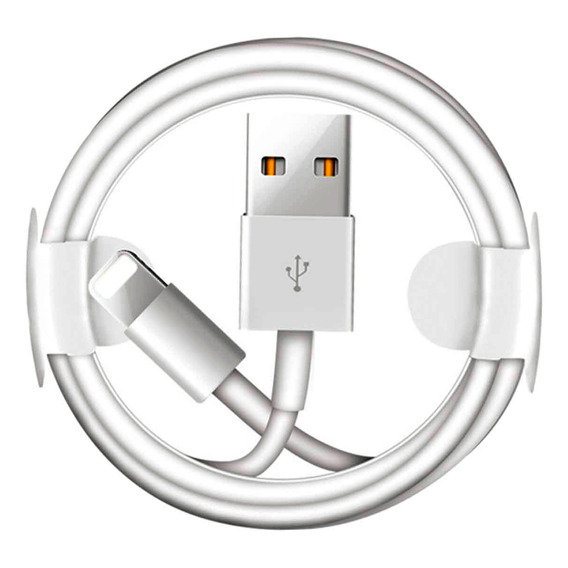 Cable Usb/8 Pin 1m Para iPhone 14 13 12 11 X 8 7 6s 5s iPad