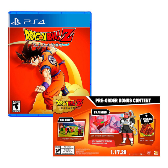 Dragon Ball Z Kakarot + Dlc + Poster Playstation 4