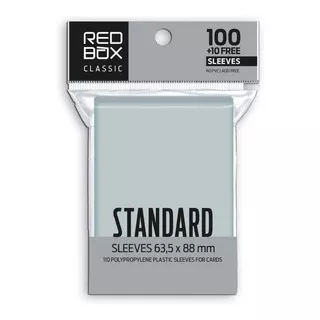 Folios Protectores Standard 63.5x88 110 Un Red Box - Magic Z