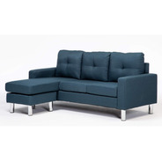 Sofa Modular En L Anastasia En Tela Lado Intercambiable