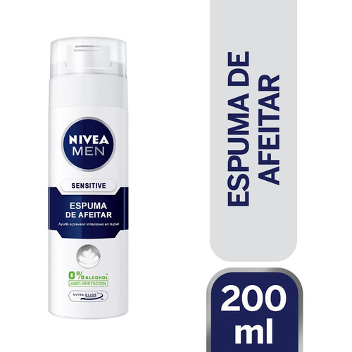 Espuma De Afeitar Nivea Men Sensitive 200 Ml